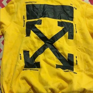 Off white style hoodie